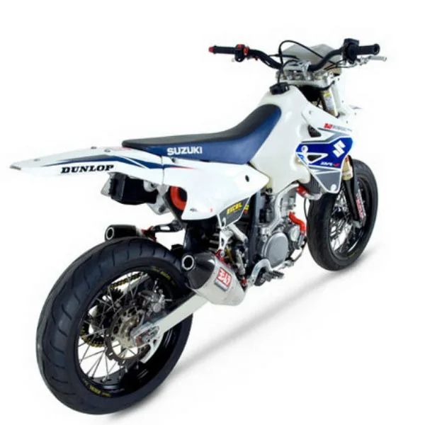 Yoshimura Suzuki DR-Z400SM 05-14 Signature RS-4 Dual Full Exhaust System SS-AL-CF - Image 3