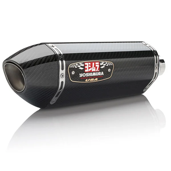 Yoshimura Suzuki GSX-R1000 07-08 Race R-77 Slip On Exhaust SS-CF-CF Single - Image 2