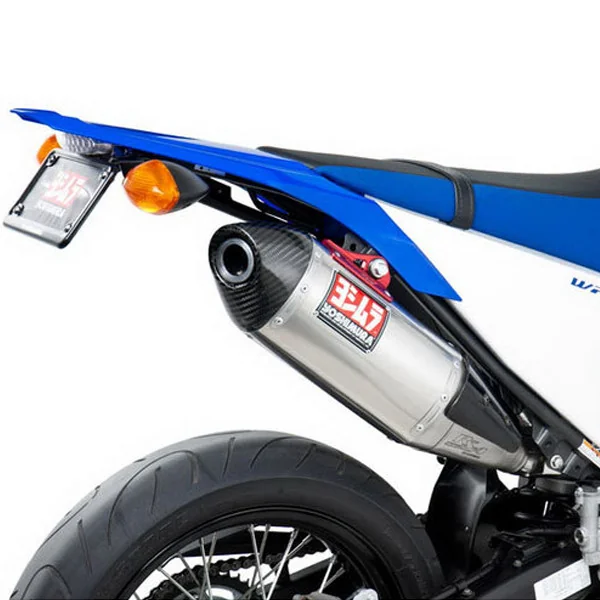Yoshimura Yamaha WR250X 08-13 Race RS-4 Stainless Slip-On Exhaust SS-SS-CF