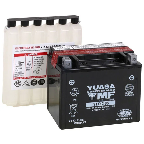 Yuasa Aprilia Tuono 1000 R Factory 2008 Maintenance Free Battery