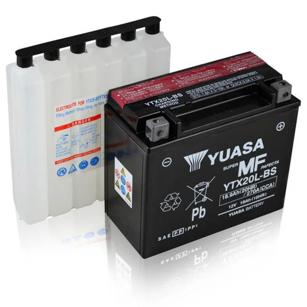 Yuasa Honda VTX1800R 2002 Retro Cast Maintenance Free Battery