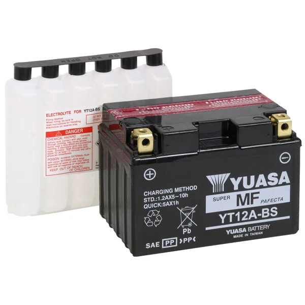Yuasa Suzuki GSX-R1000 09-16 Maintenance Free Battery