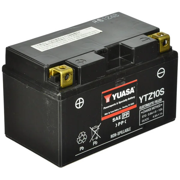 Yuasa Yamaha YZF-R6 06-16 YTZ Factory-Activated Maintenance Free Battery