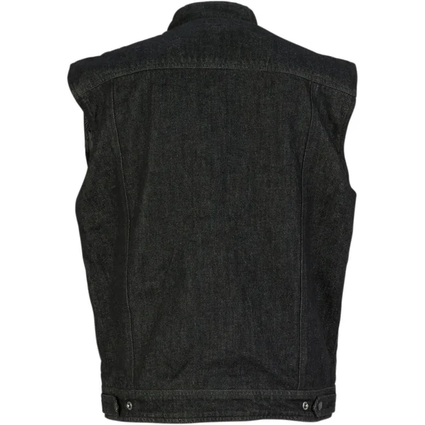 Z1R Black Denim Vest - Image 2