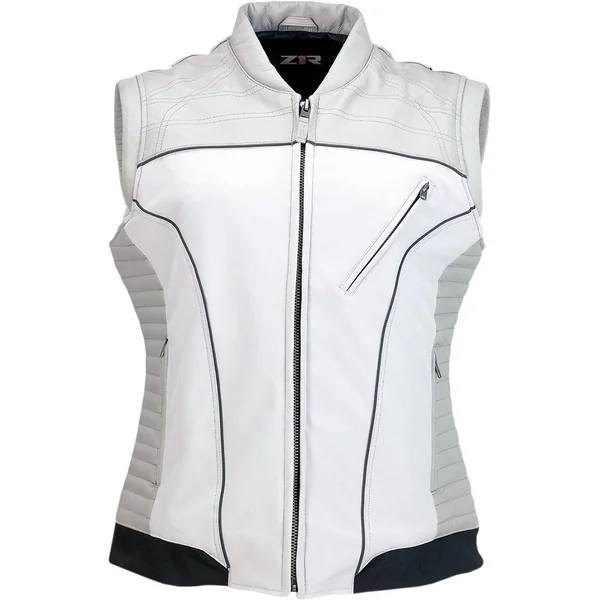 Z1R Women's Nufem Leather Vest
