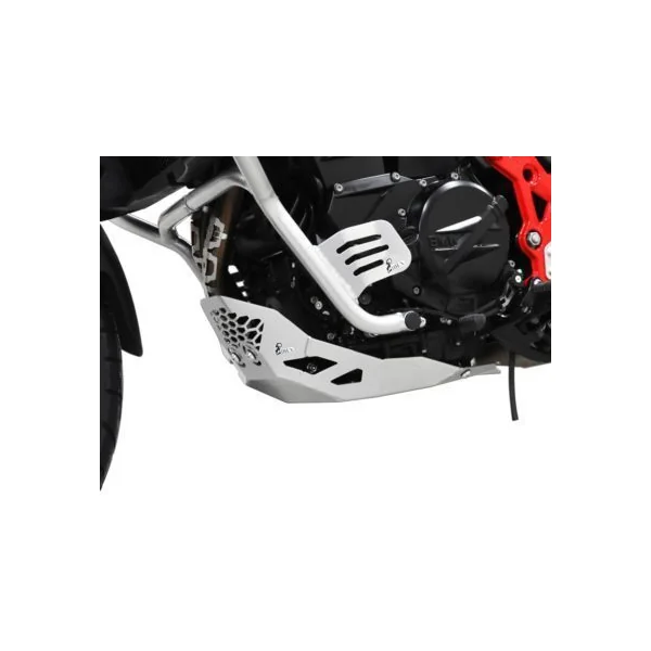 Zieger Skid Plate for BMW F650GS ’08-’12 / F700GS ’13-’17 / F800GS ’08-’17 | Silver (Reinforced)