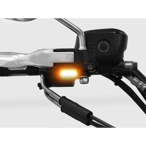 Zieger Stealth LED Front Turn Signals for Harley Davidson Dyna Type 3 | Black - Image 2