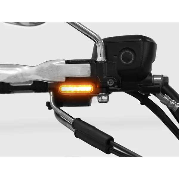 Zieger Stealth LED Front Turn Signals for Harley Davidson Sportster Type 1| Black - Image 2