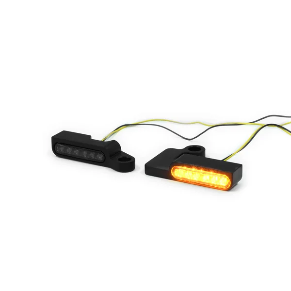 Zieger Stealth LED Front Turn Signals for Harley Davidson Sportster Type 1| Black - Image 3